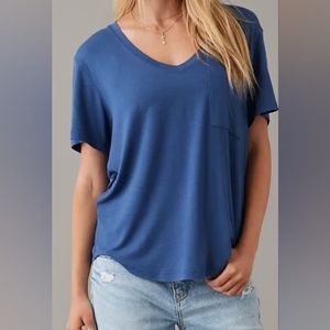 AE Soft & Sexy V-Neck Pocket Tee
